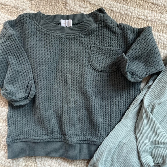 Jamie Kay waffle knit and ribbed set 18-24 month boy - Picture 2 of 5